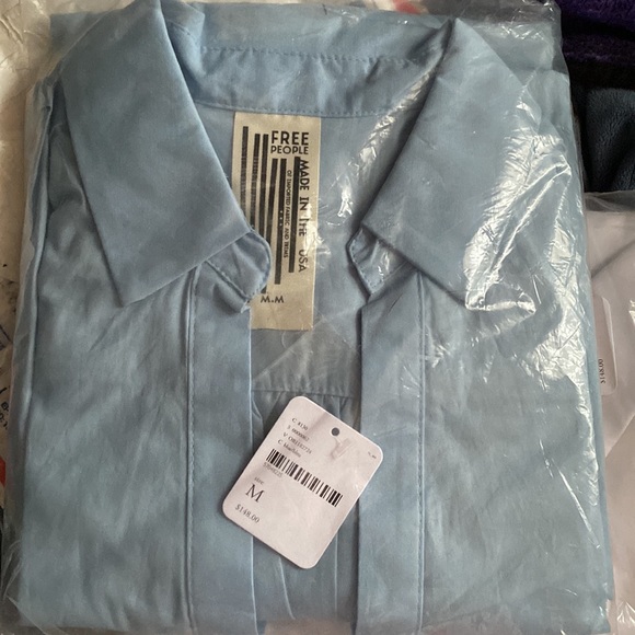 FREE PEOPLE WE THE FREE EVA SHIRT DRESS M - Picture 9 of 11